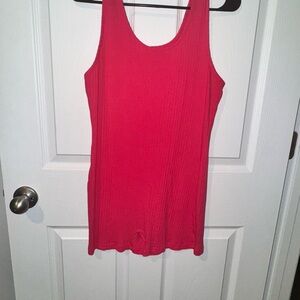 XL PINK BODYCON ROMPER!